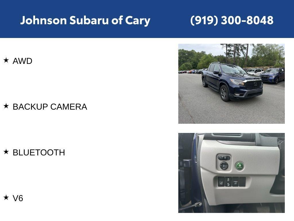 used 2022 Honda Ridgeline car, priced at $29,764