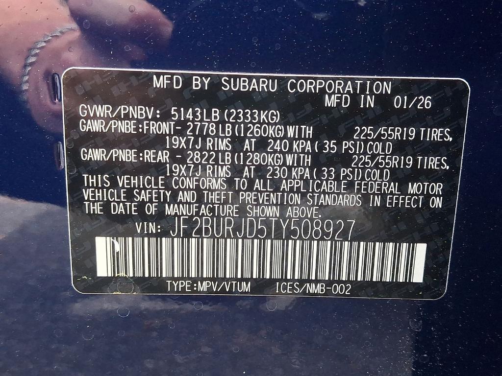 new 2026 Subaru Outback car, priced at $50,609