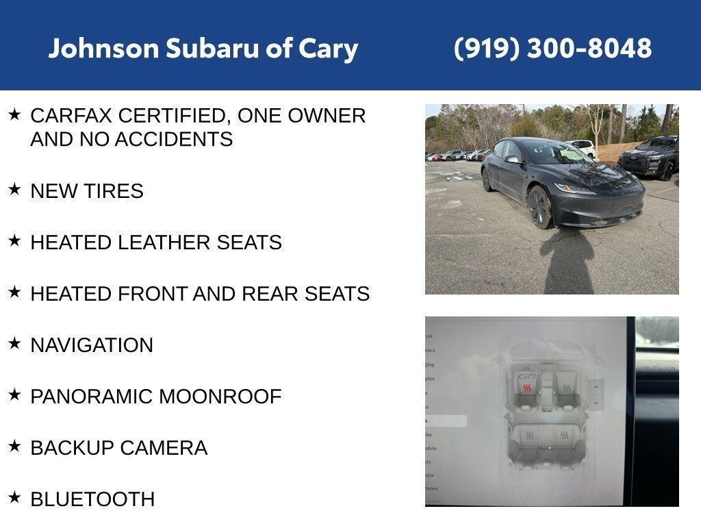 used 2025 Tesla Model 3 car, priced at $32,998