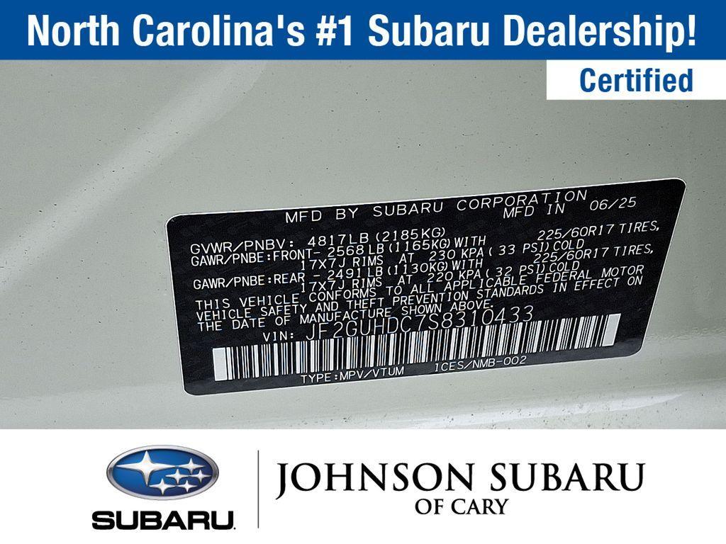 used 2025 Subaru Crosstrek car, priced at $28,905