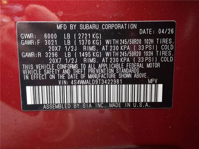new 2026 Subaru Ascent car, priced at $55,970