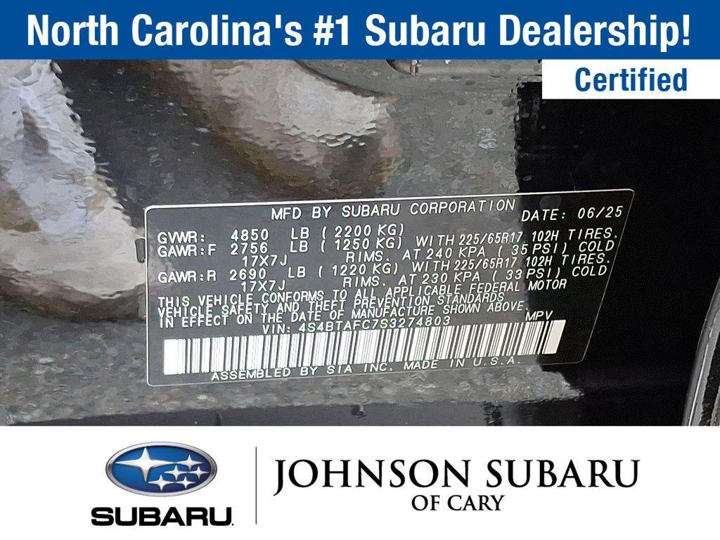 used 2025 Subaru Outback car, priced at $33,999