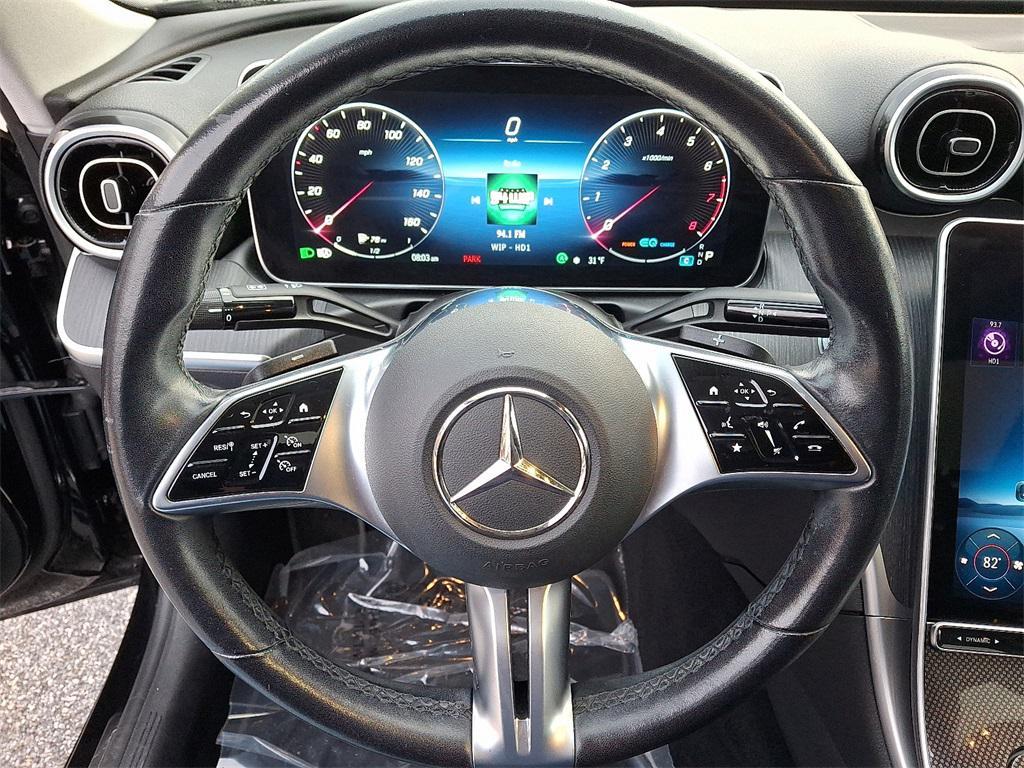 used 2022 Mercedes-Benz C-Class car, priced at $29,950