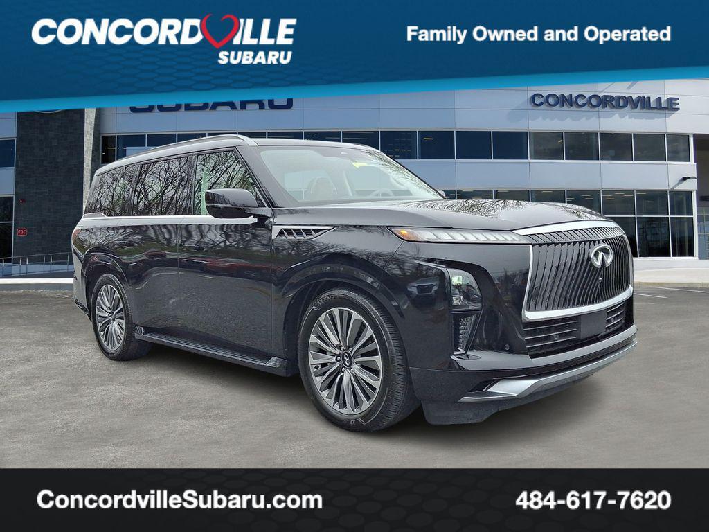 used 2025 INFINITI QX80 car, priced at $77,250