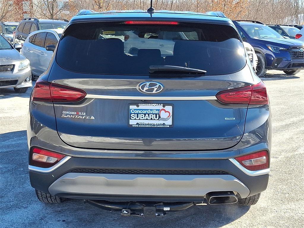 used 2020 Hyundai Santa Fe car, priced at $16,000