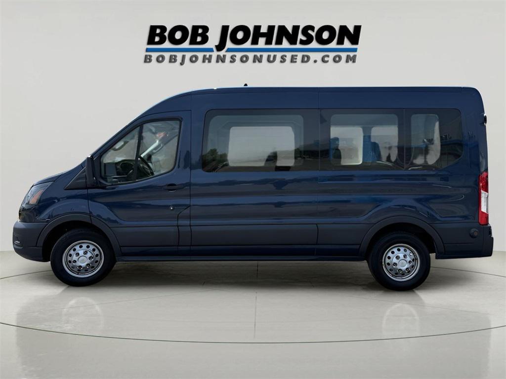 2020 Blue Jeans Metallic Ford Transit-350
