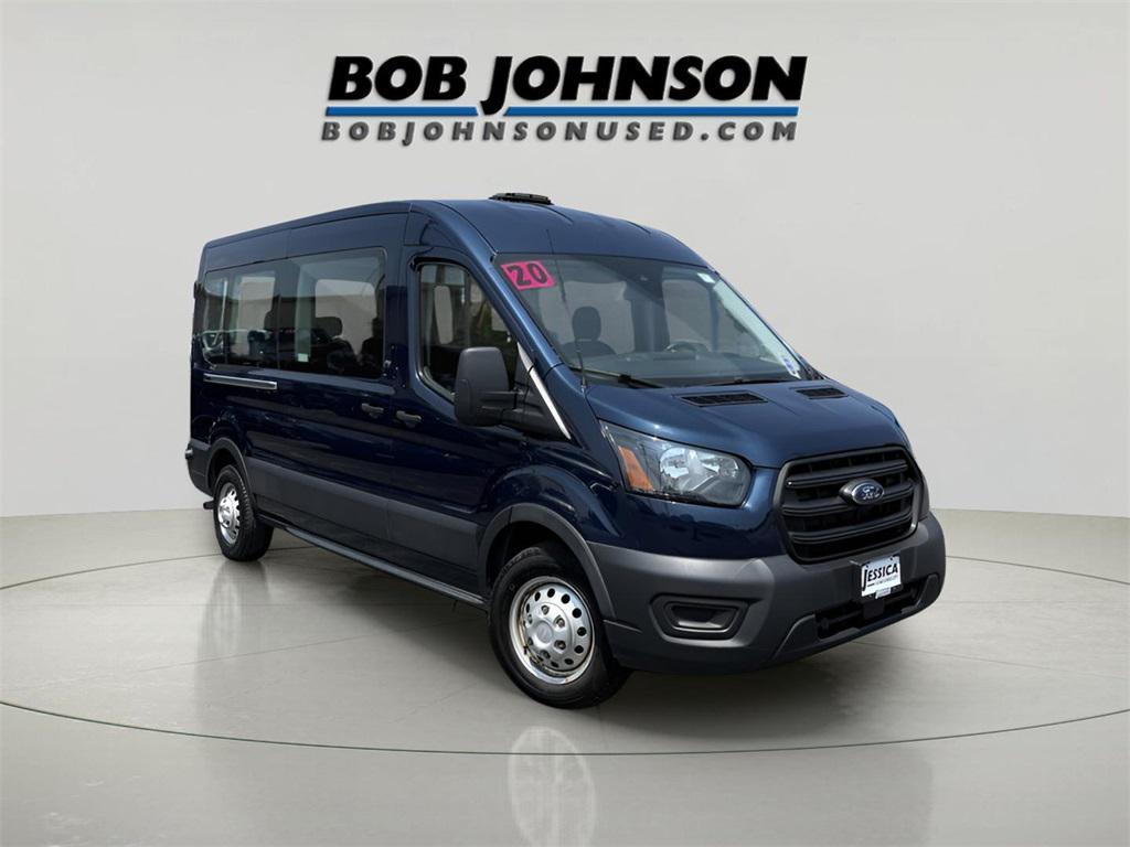 2020 Blue Jeans Metallic Ford Transit-350