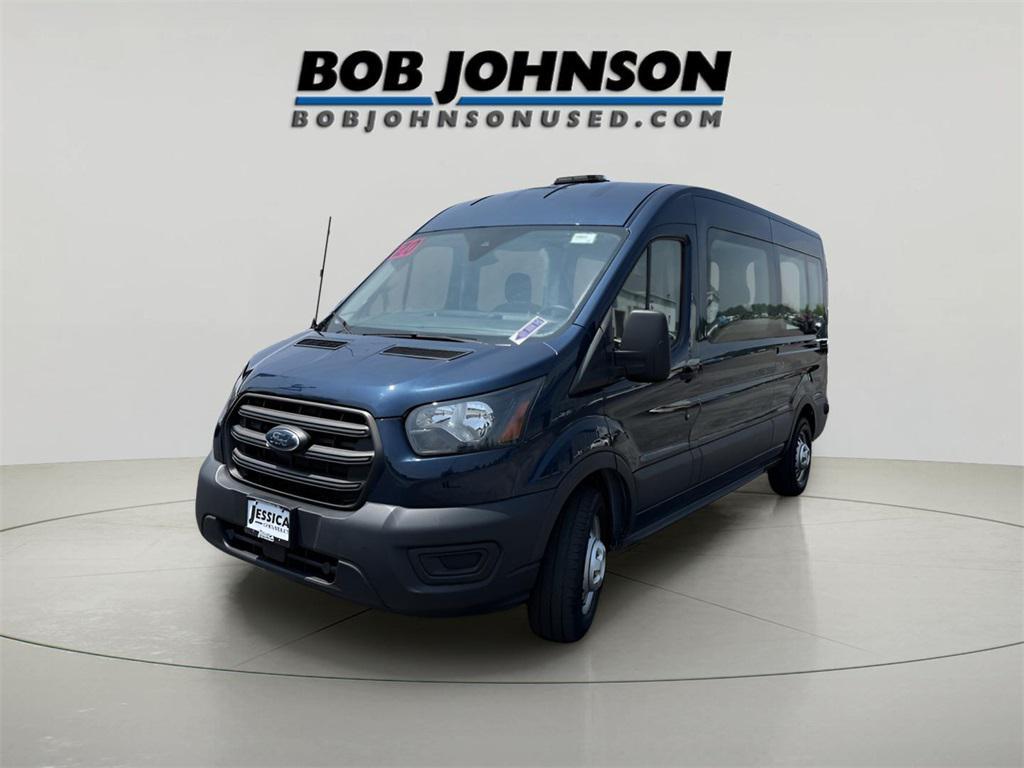 2020 Blue Jeans Metallic Ford Transit-350