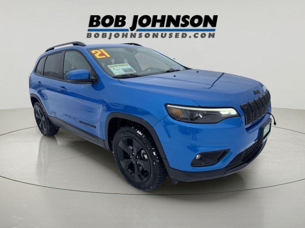 used 2021 Jeep Cherokee car, priced at $18,777