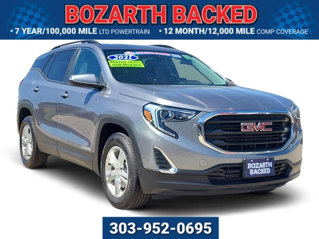 used 2021 GMC Terrain car, priced at $19,746