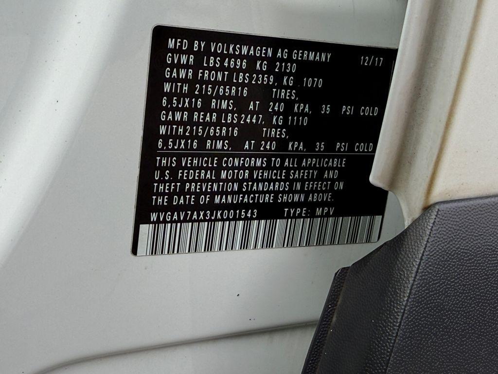 used 2018 Volkswagen Tiguan Limited car, priced at $11,500