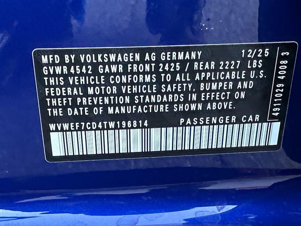 new 2026 Volkswagen Golf R car, priced at $55,306