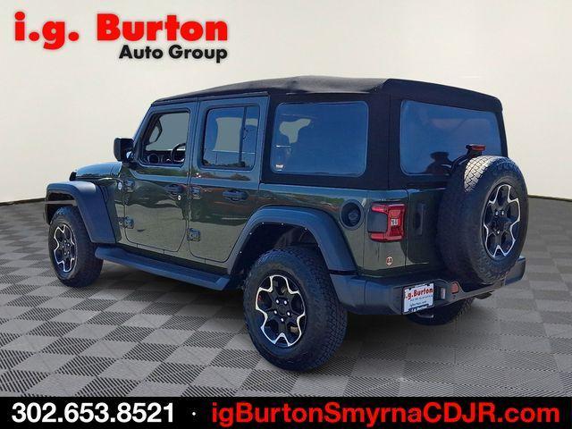 used 2021 Jeep Wrangler Unlimited car, priced at $30,794