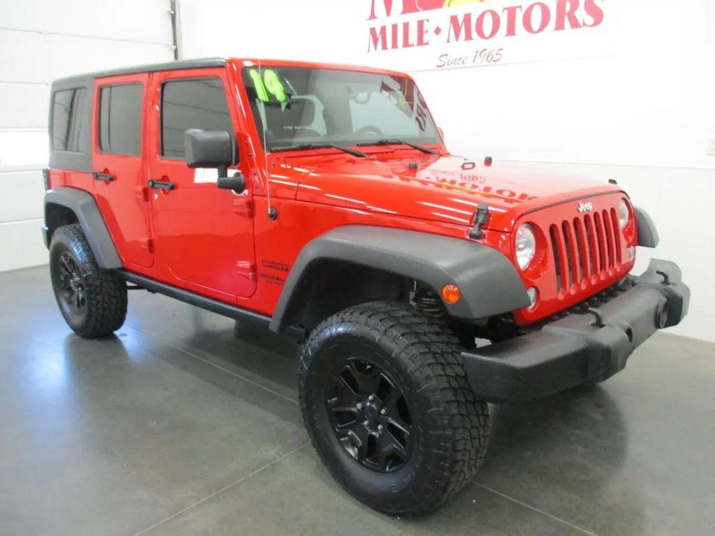 used 2014 Jeep Wrangler Unlimited car, priced at $12,950