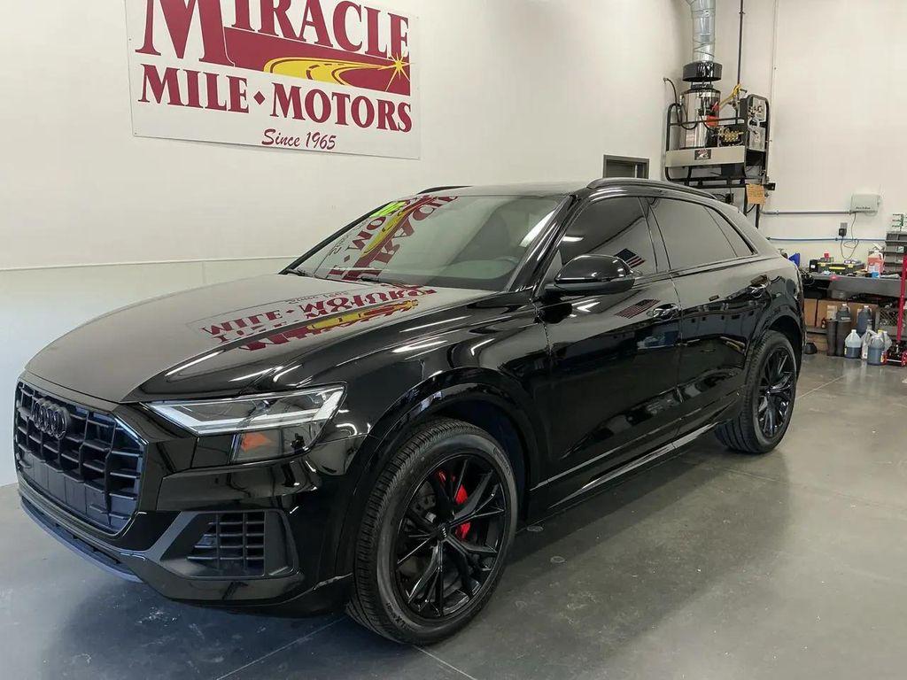 used 2020 Audi Q8 car, priced at $31,950