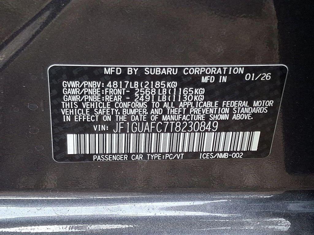 new 2026 Subaru Impreza car, priced at $27,155