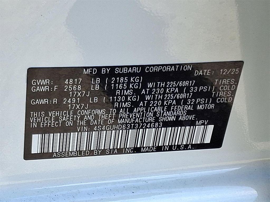 new 2026 Subaru Crosstrek car, priced at $31,038