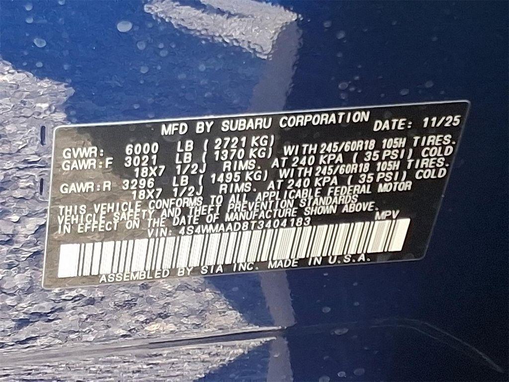 new 2026 Subaru Ascent car, priced at $40,879