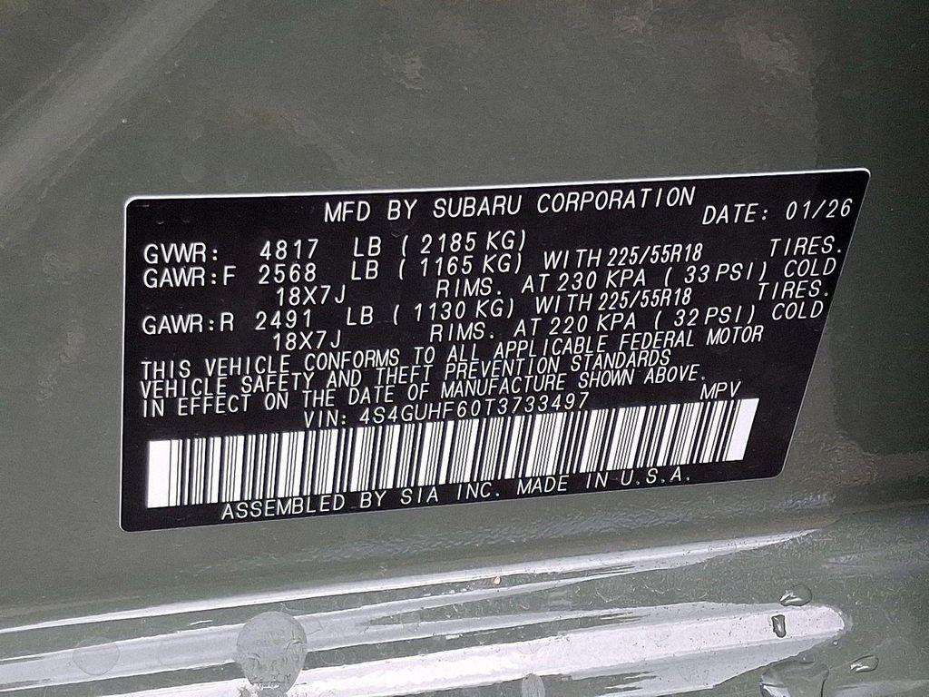 new 2026 Subaru Crosstrek car, priced at $32,018