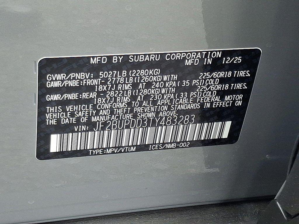 new 2026 Subaru Outback car, priced at $42,758