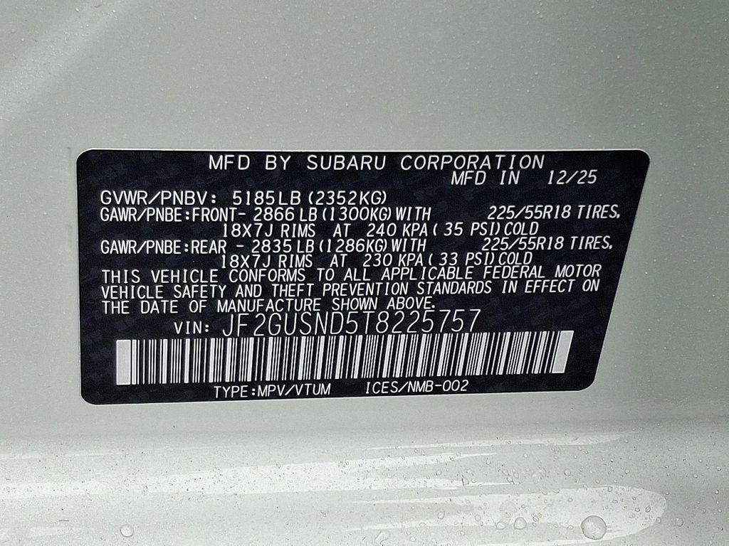 new 2026 Subaru Crosstrek Hybrid car, priced at $37,547