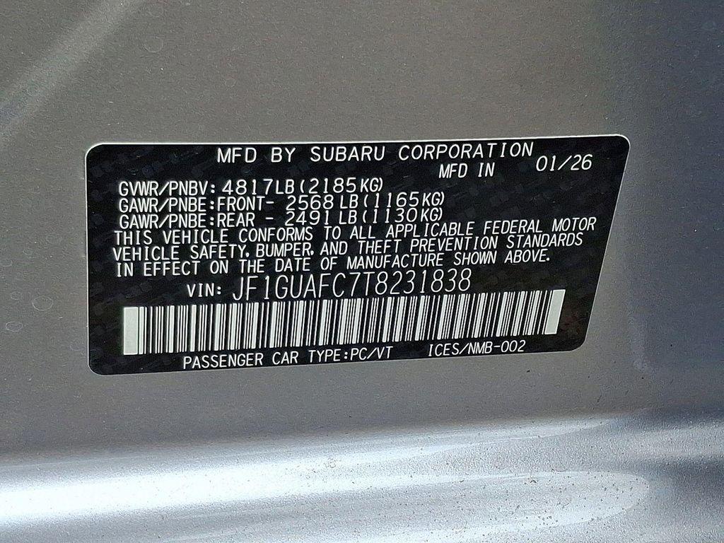 new 2026 Subaru Impreza car, priced at $28,976