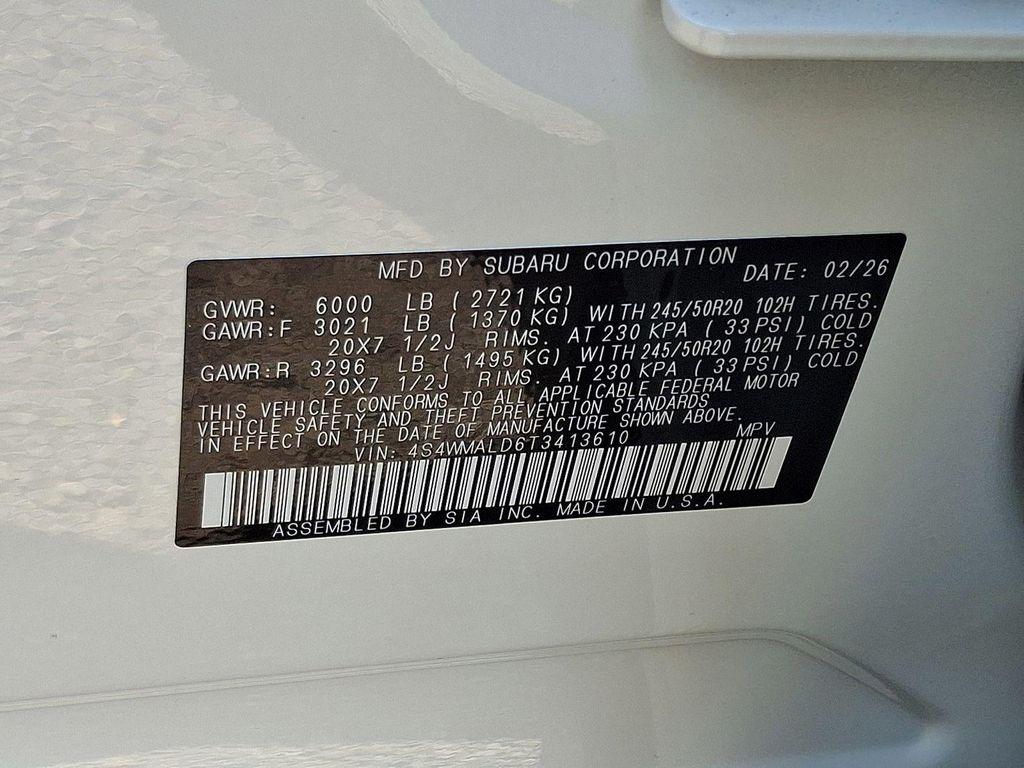 new 2026 Subaru Ascent car, priced at $52,705