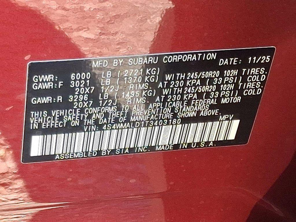 new 2026 Subaru Ascent car, priced at $52,603