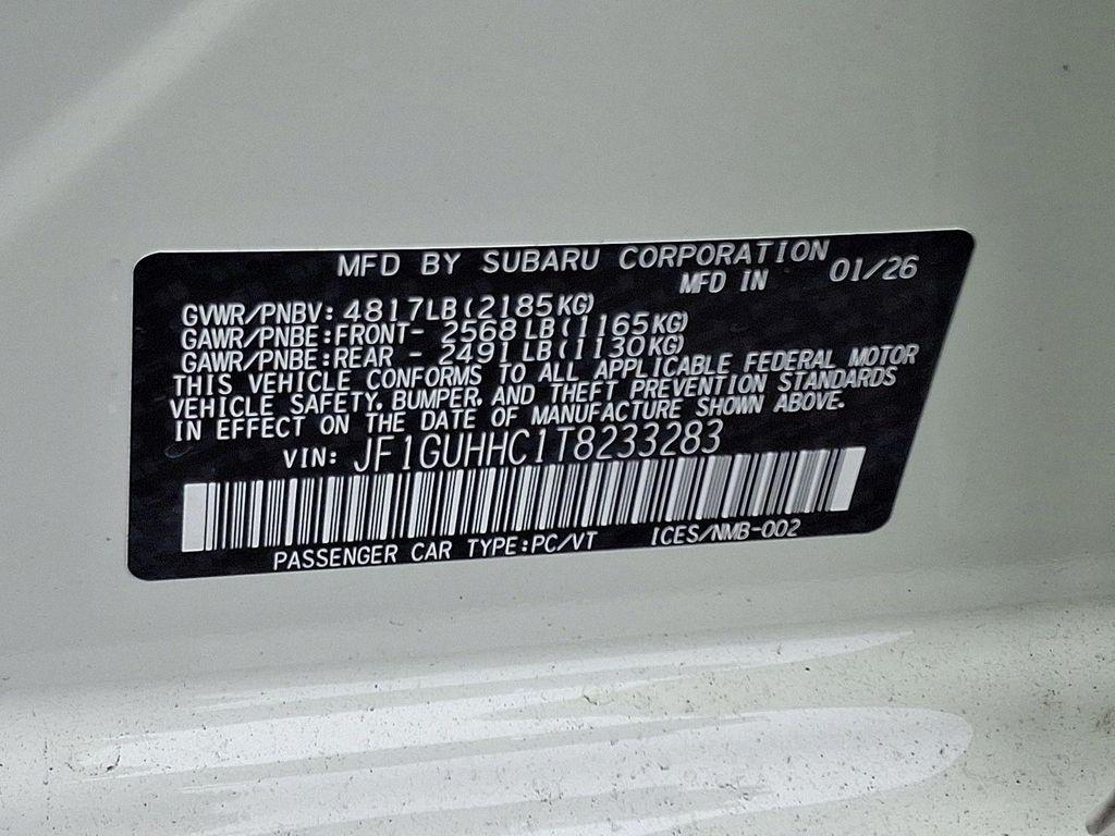 new 2026 Subaru Impreza car, priced at $30,524