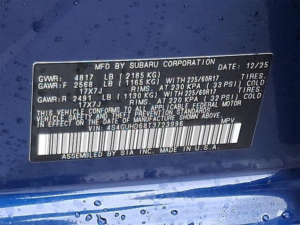 new 2026 Subaru Crosstrek car, priced at $31,038