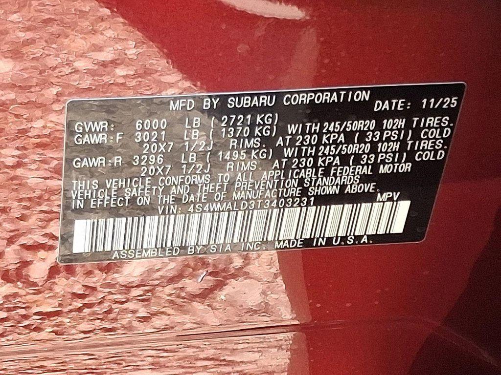 new 2026 Subaru Ascent car, priced at $52,603