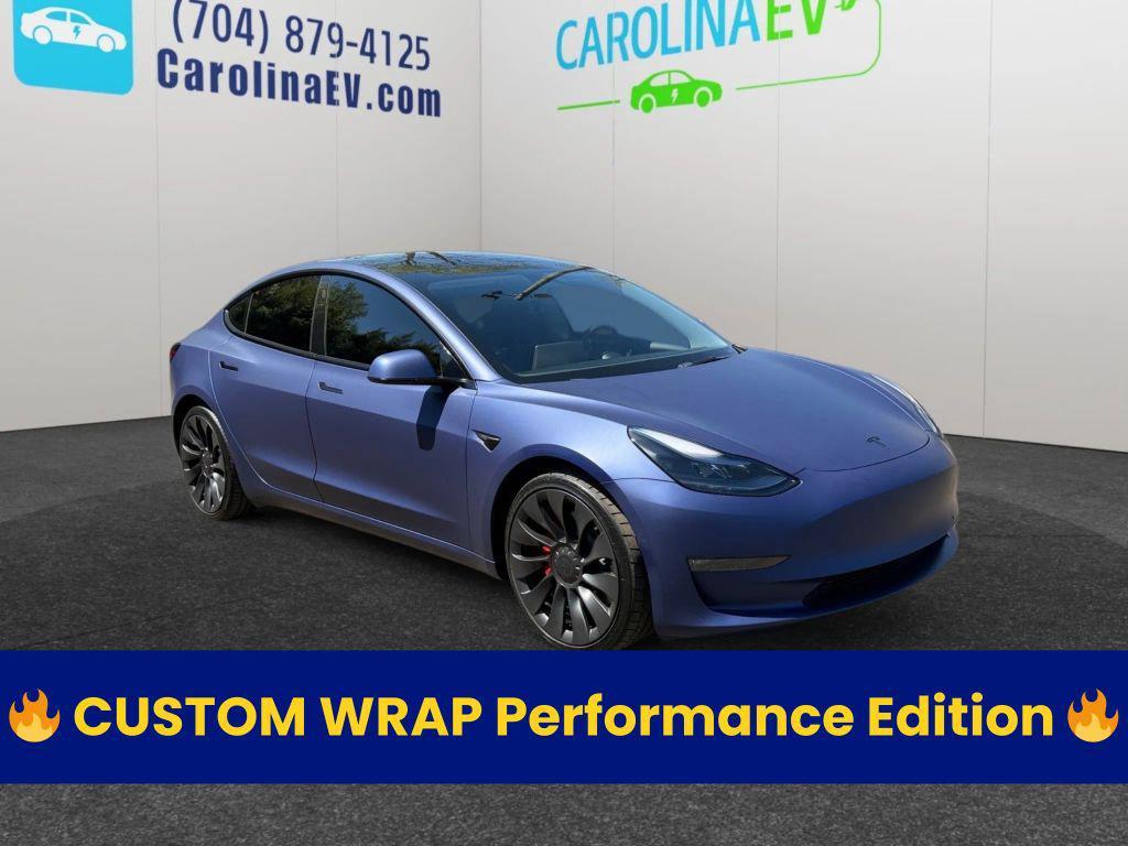 used 2022 Tesla Model 3 car, priced at $21,500