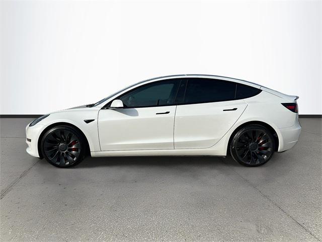 used 2023 Tesla Model 3 car, priced at $31,500