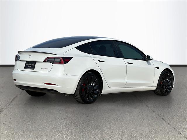 used 2023 Tesla Model 3 car, priced at $31,500