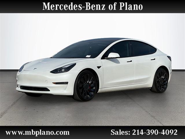 used 2023 Tesla Model 3 car, priced at $31,500