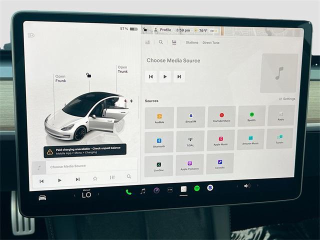 used 2023 Tesla Model 3 car, priced at $31,500