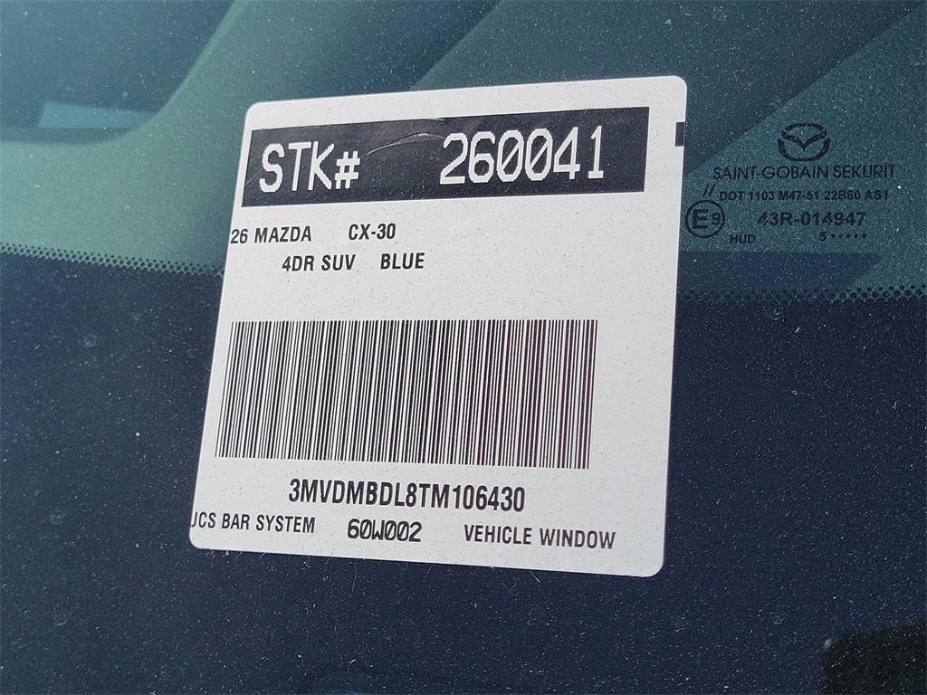 new 2026 Mazda CX-30 car, priced at $34,405