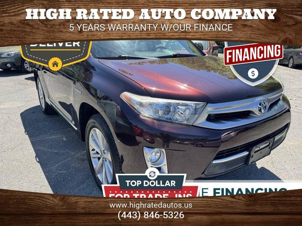 used 2013 Toyota Highlander Hybrid car, priced at $18,495