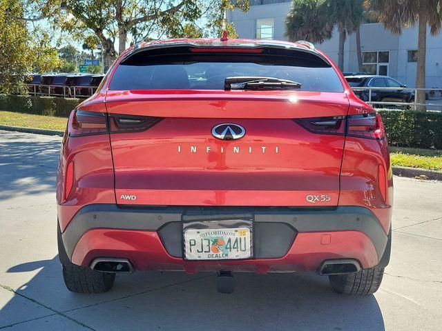 used 2022 INFINITI QX55 car, priced at $25,675