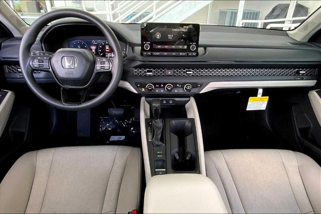 new 2025 Honda Accord car, priced at $30,750