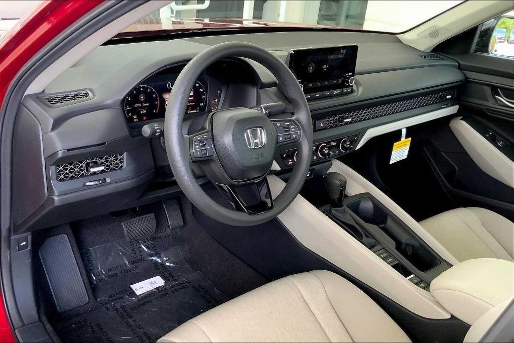 new 2025 Honda Accord car, priced at $30,750