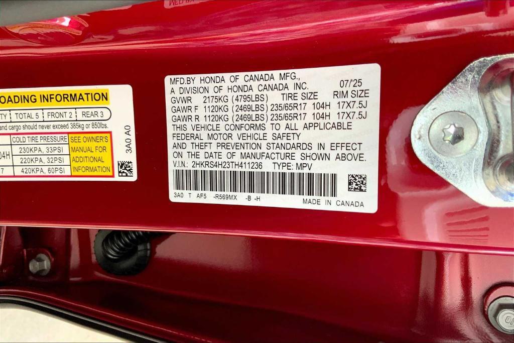 new 2026 Honda CR-V car, priced at $33,187