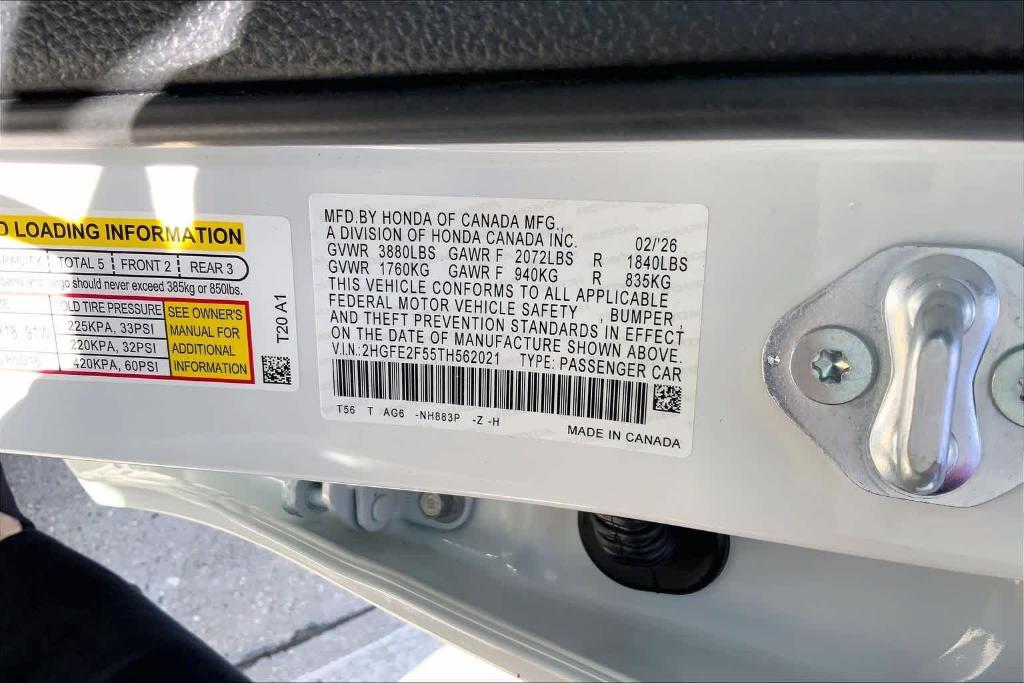 new 2026 Honda Civic car, priced at $27,568