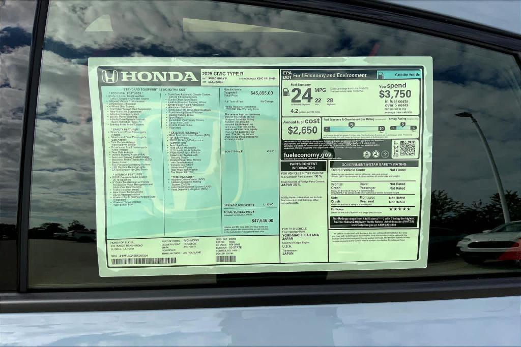 new 2025 Honda Civic Type R car