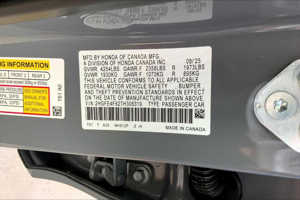 new 2026 Honda Civic Hybrid car, priced at $32,907