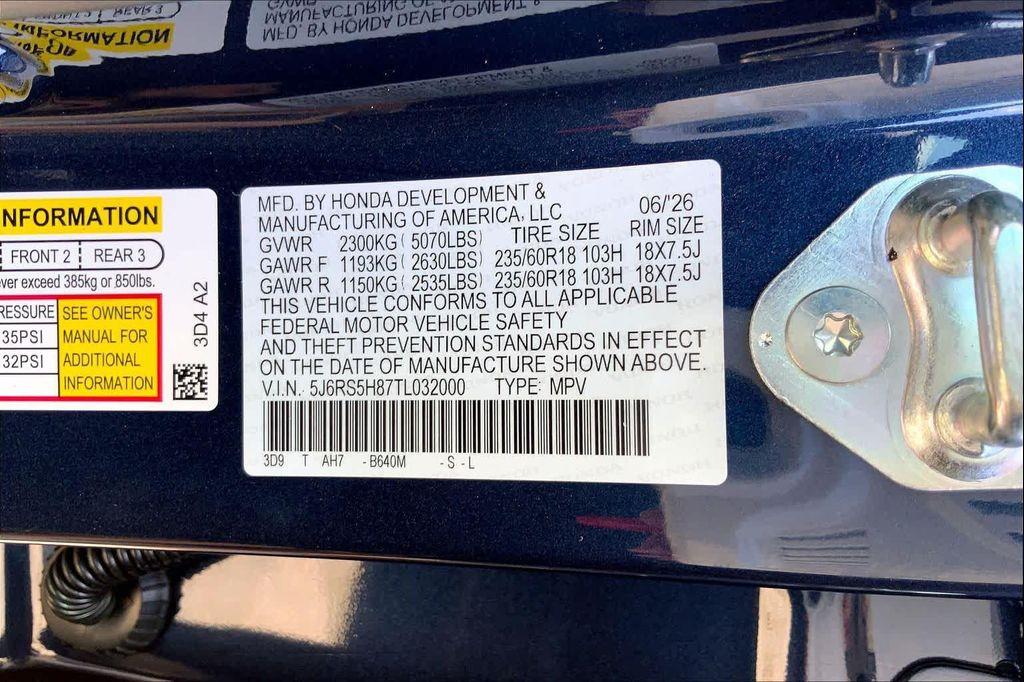 new 2026 Honda CR-V Hybrid car, priced at $40,611