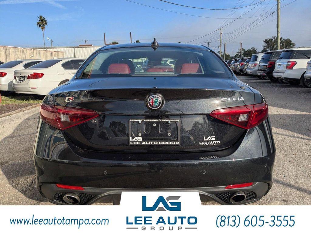 used 2018 Alfa Romeo Giulia car, priced at $13,500
