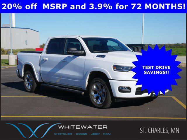 new 2025 Ram 1500 car, priced at $48,442