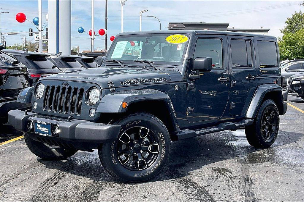 used 2017 Jeep Wrangler Unlimited car, priced at $24,689