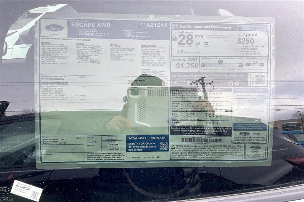 new 2026 Ford Escape car, priced at $27,897